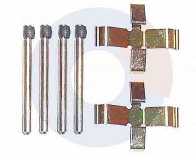 CARRAB BRAKE PARTS 2050 -  Комплектующие, колодки дискового тормоза